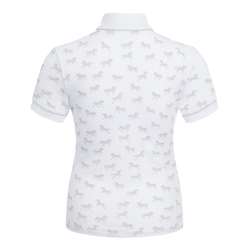 LeMieux Mini Bella Show Shirt - White-2