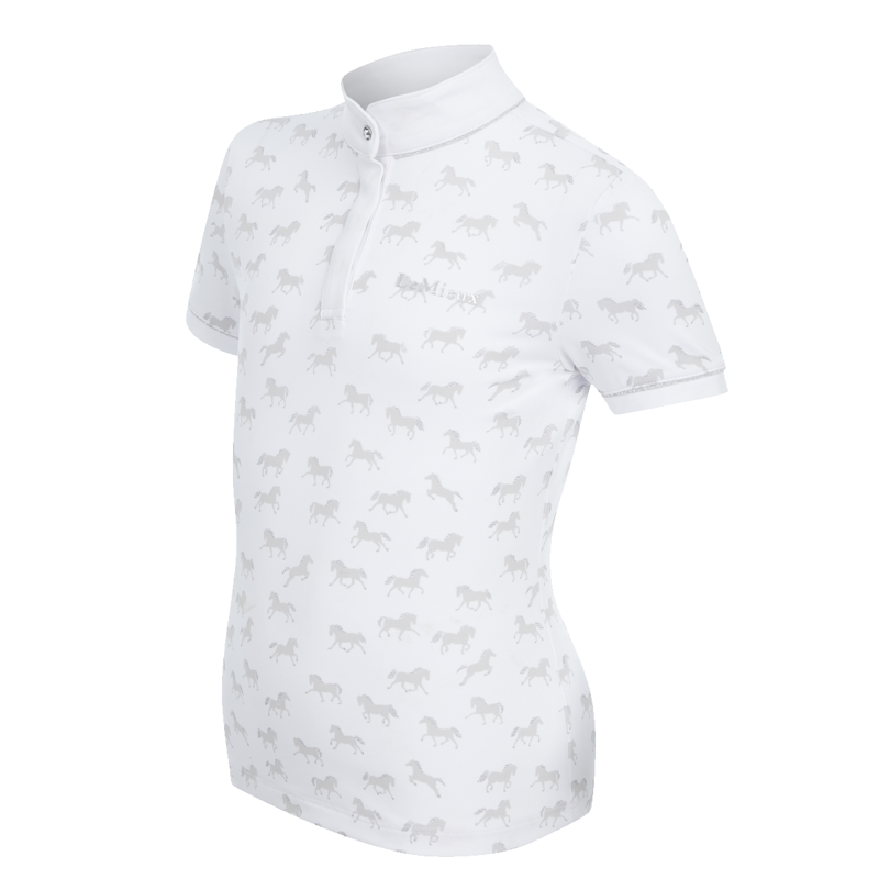 LeMieux Mini Bella Show Shirt - White-1