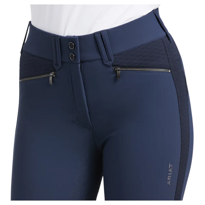 Ariat Womens Tri Factor X Bellatrix FS Breeches - Blue Nights-2