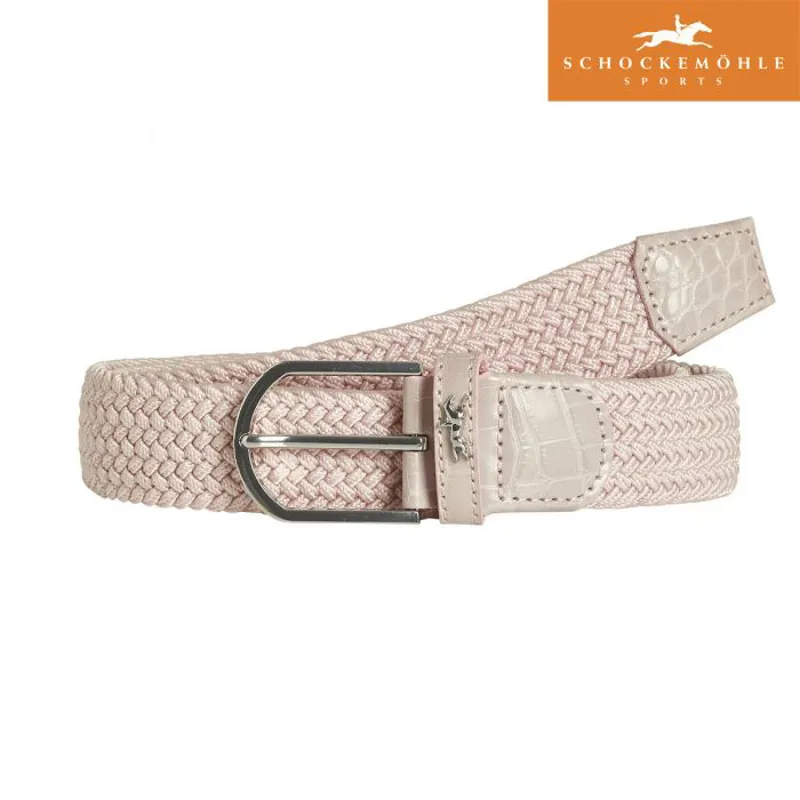 Schockemohle Sporty Logo Belt - Rose