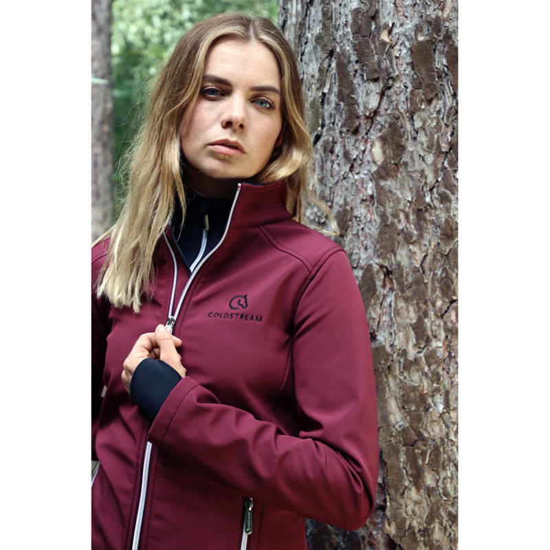 Coldstream Berwick Softshell Jacket - Windsor Red/Black-2