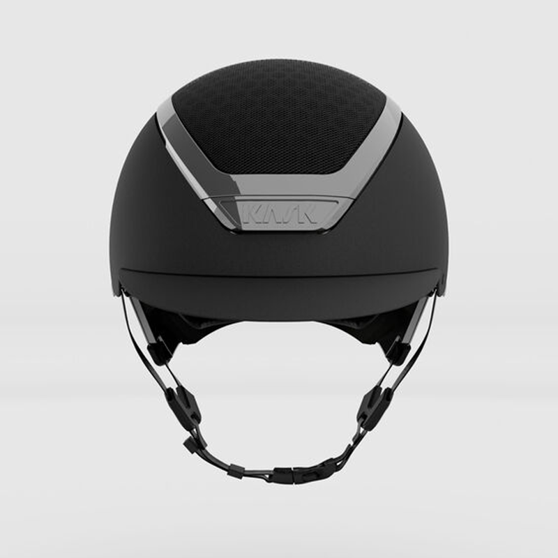 Kask Dogma Chrome Riding Hat - Black/Silver-3