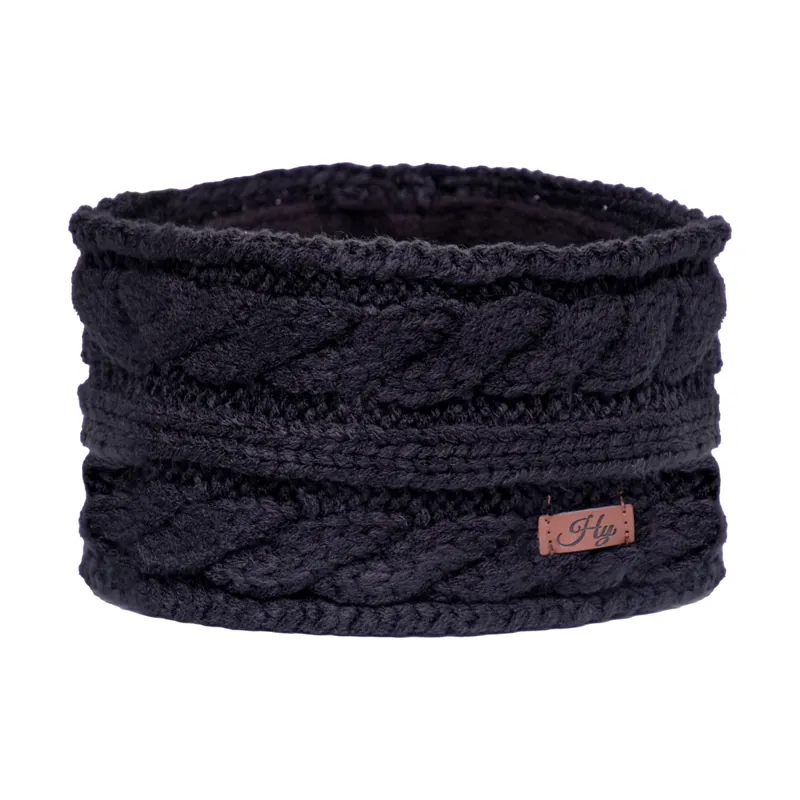 Hy Equestrian Valmorel Knitted Headband - Black