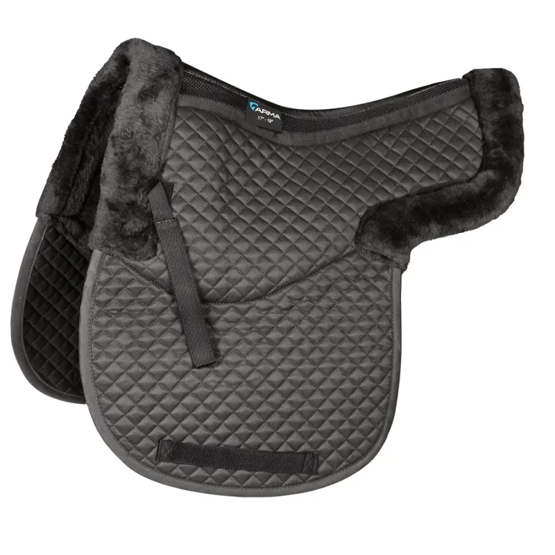 ARMA Half Lined Numnah - Black