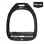 Flex-On Green Composite Stirrup - Inclined Ultra Grip - Black/Black/Grey