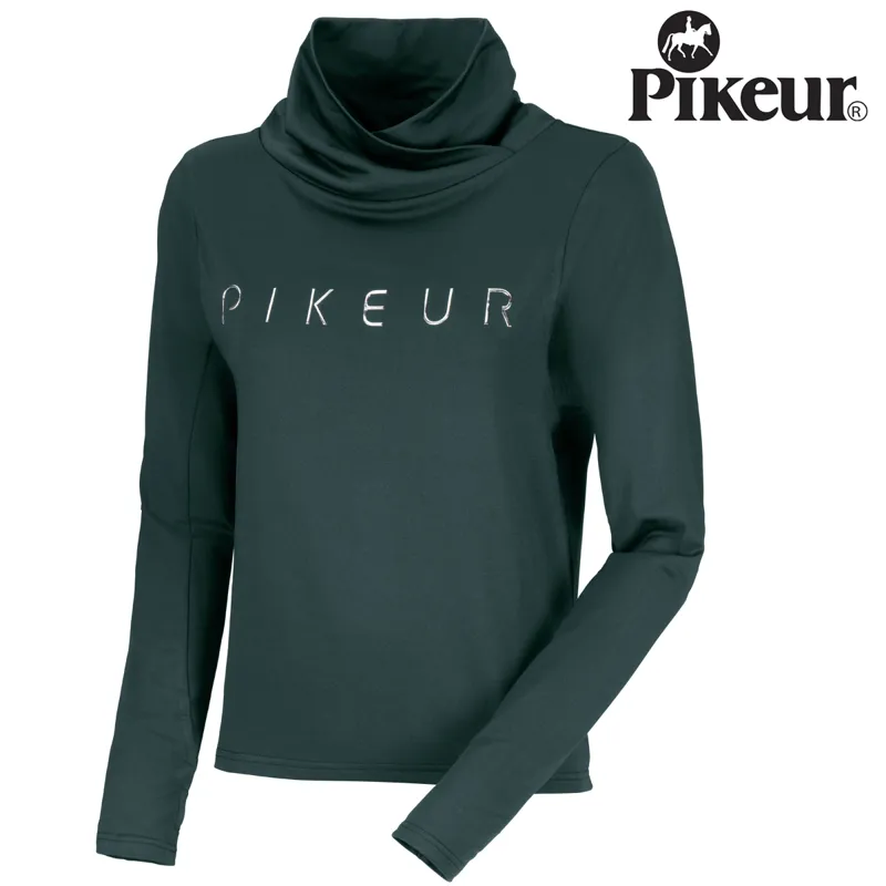 Pikeur Bo Cowl Neck Top - Antique Green