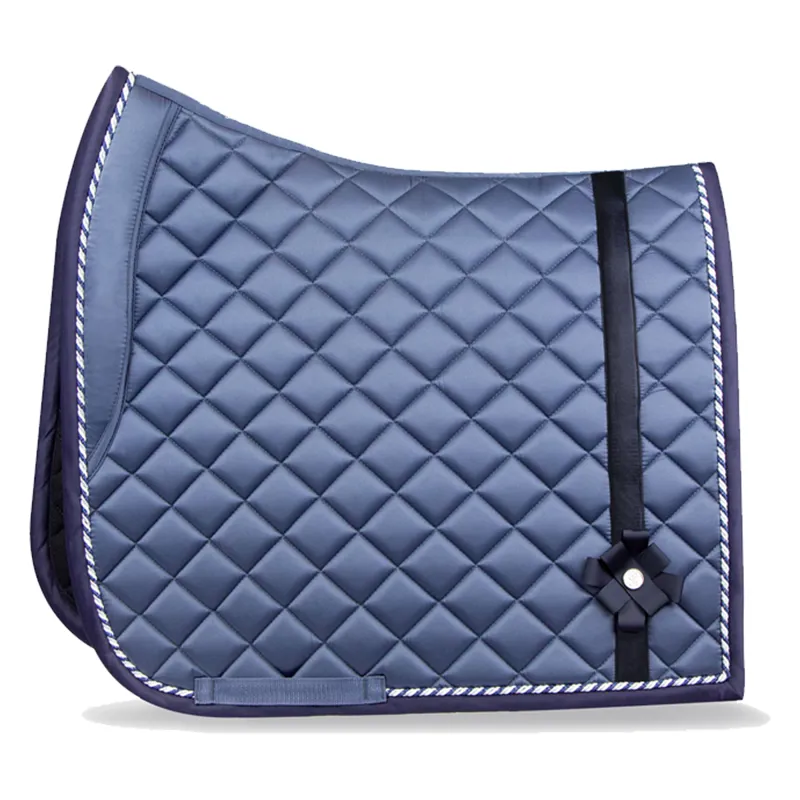 PS Of Sweden Diamond Bow Dressage Saddlepad - Dim Blue