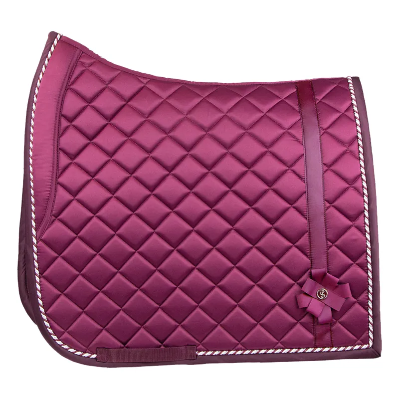 PS Of Sweden Diamond Bow Dressage Saddlepad - Berry
