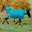 Horseware Amigo Bravo 12 Plus 400g Turnout Rug - Storm Green/Turquoise/Aqua/Blue