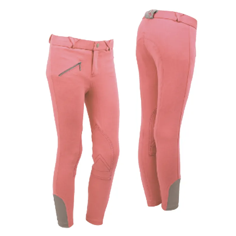 QHP Junior Breeches - Flamingo Pink