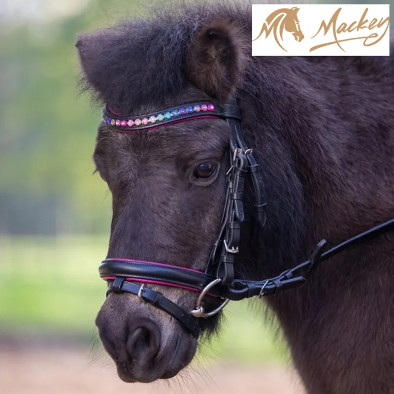 Mackey Star Bridle Pinky - Black