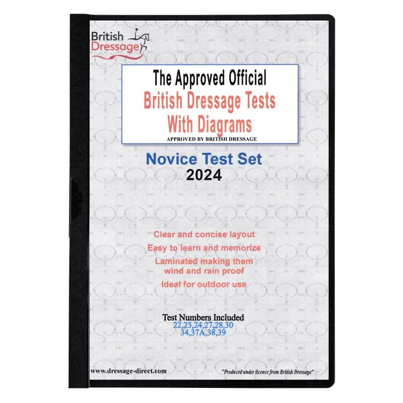 British Dressage Test Set - Novice
