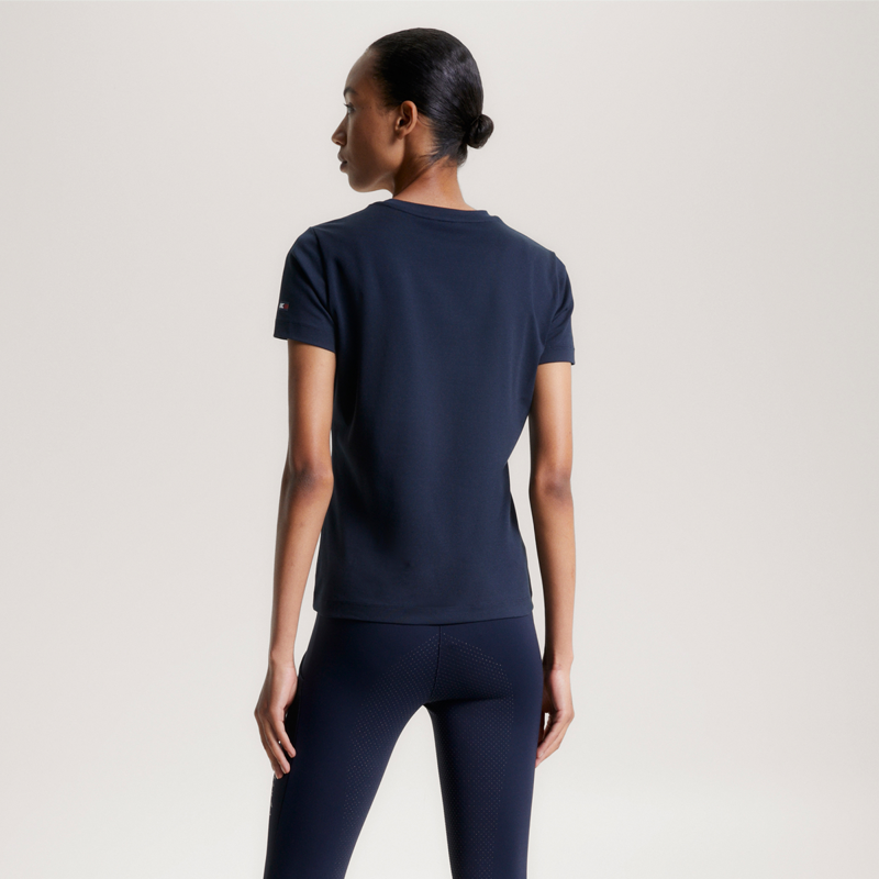 Tommy Hilfiger Women's Brooklyn Short Sleeve Graphic T-Shirt - Desert Sky-3