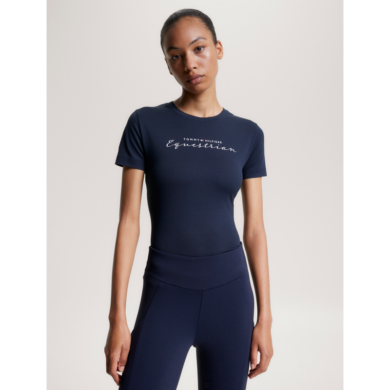 Tommy Hilfiger Women's Brooklyn Short Sleeve Graphic T-Shirt - Desert Sky-2