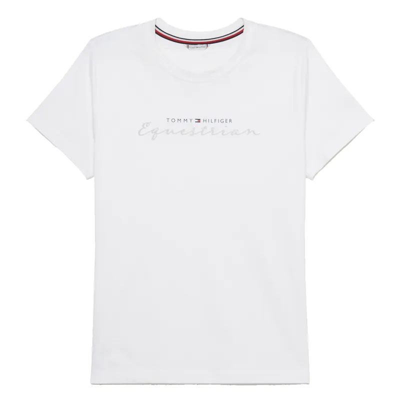 Tommy Hilfiger Women's Brooklyn Short Sleeve Graphic T-Shirt - Optic White