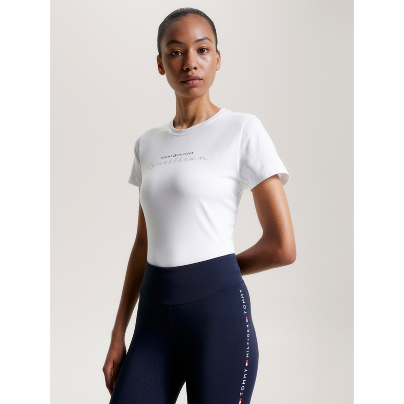 Tommy Hilfiger Women's Brooklyn Short Sleeve Graphic T-Shirt - Optic White-6