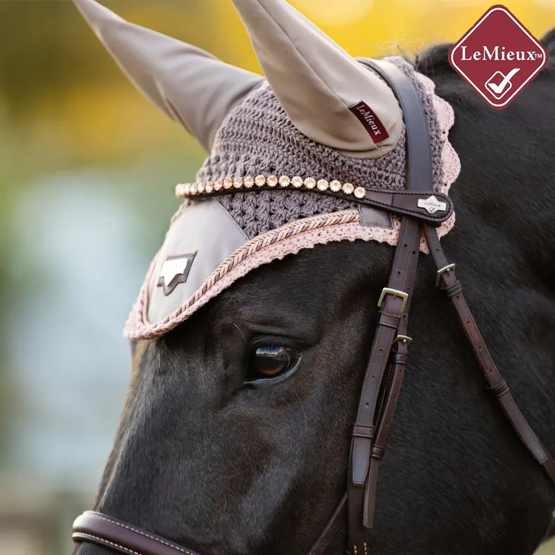 LeMieux Loire Fly Hood - Truffle-1