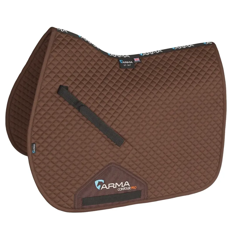 Shires ARMA Saddlecloth - Brown