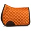 PS Of Sweden Brown Suede Jump Saddlepad - Burnt Orange - Full 