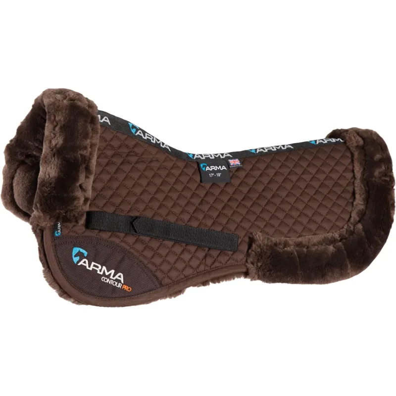 Shires ARMA Half Pad - Brown