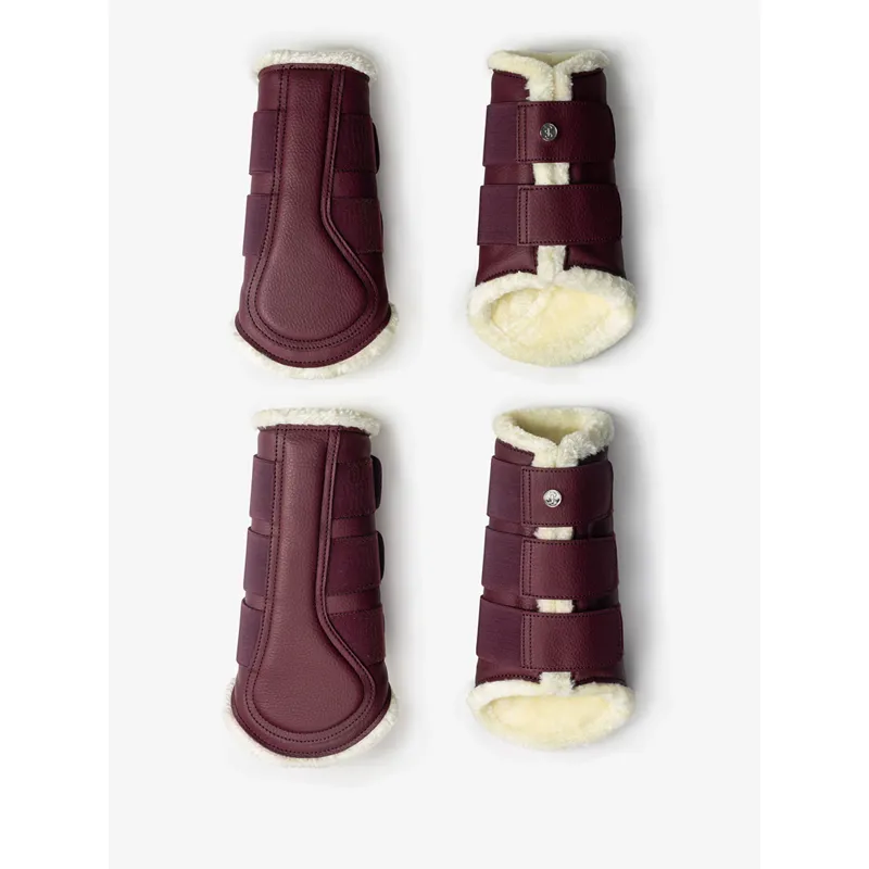 PS Of Sweden Brushing Boots - Wine - Full