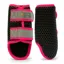 Equilibrium Tri-Zone Brushing Boots - Fluorescent Pink Straps 