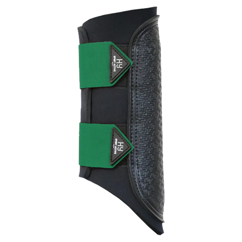 Hy Sport Active Brushing Boots - Emerald Green