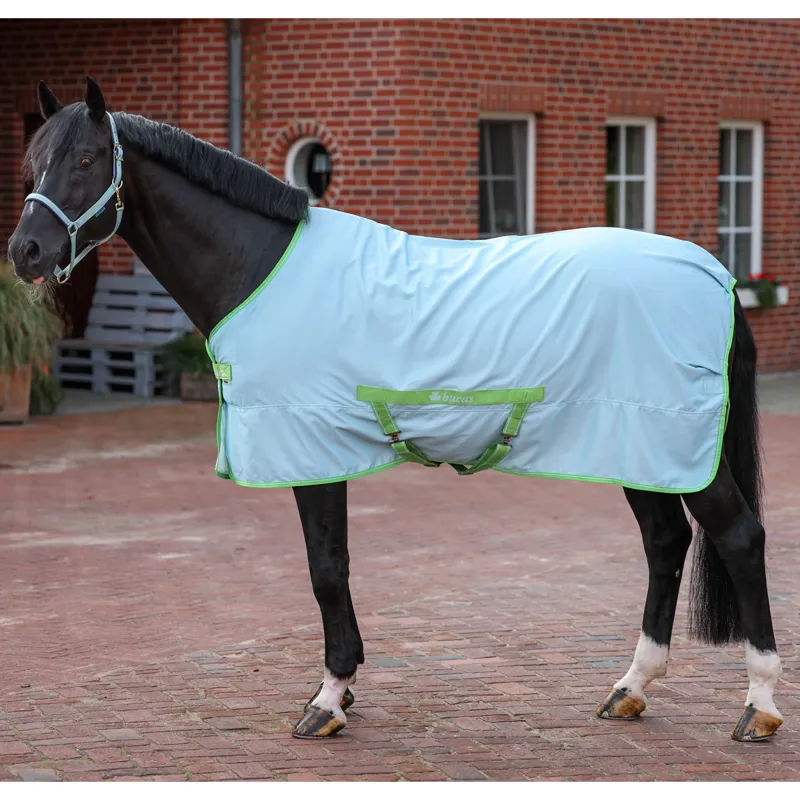 Bucas Freedom Twill Stable Sheet - Cool Blue