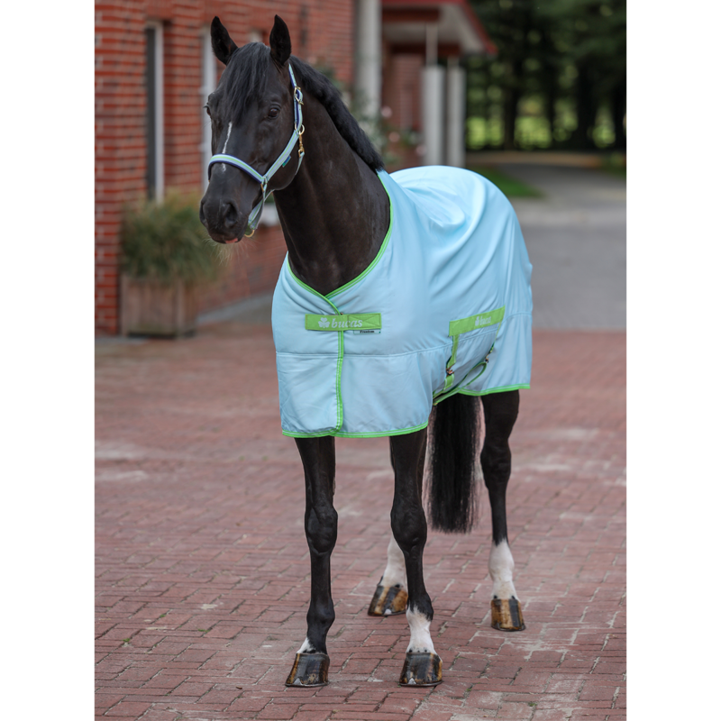 Bucas Freedom Twill Stable Sheet - Cool Blue-1