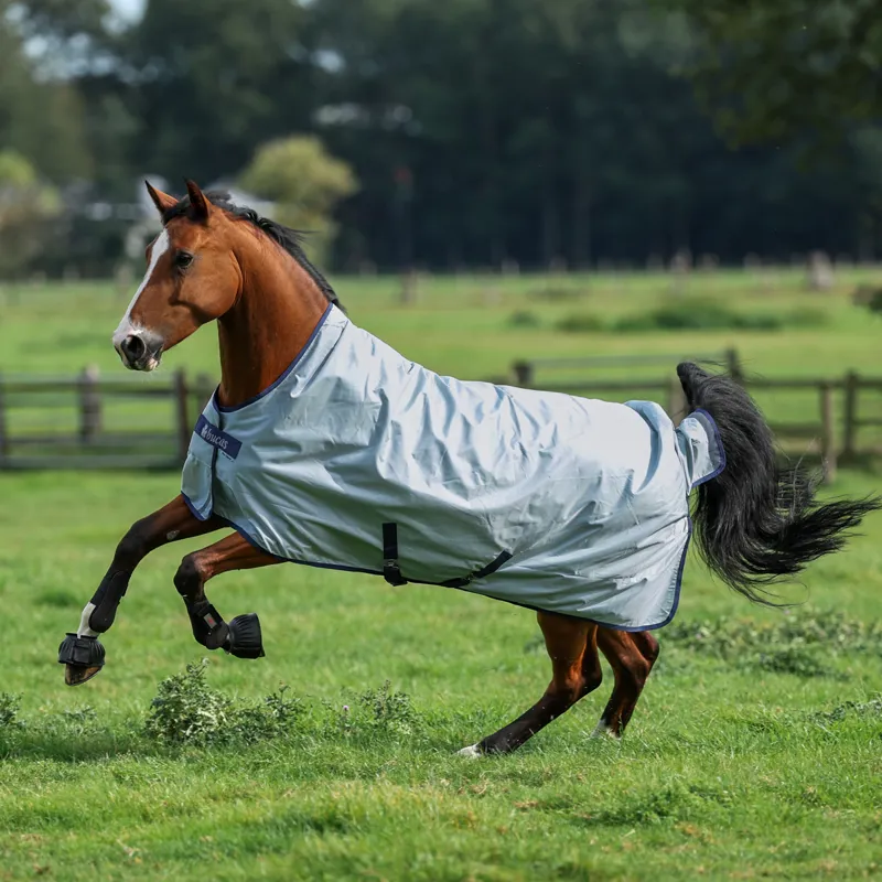 Bucas Power Extra High Neck 300g Turnout Rug - Silver