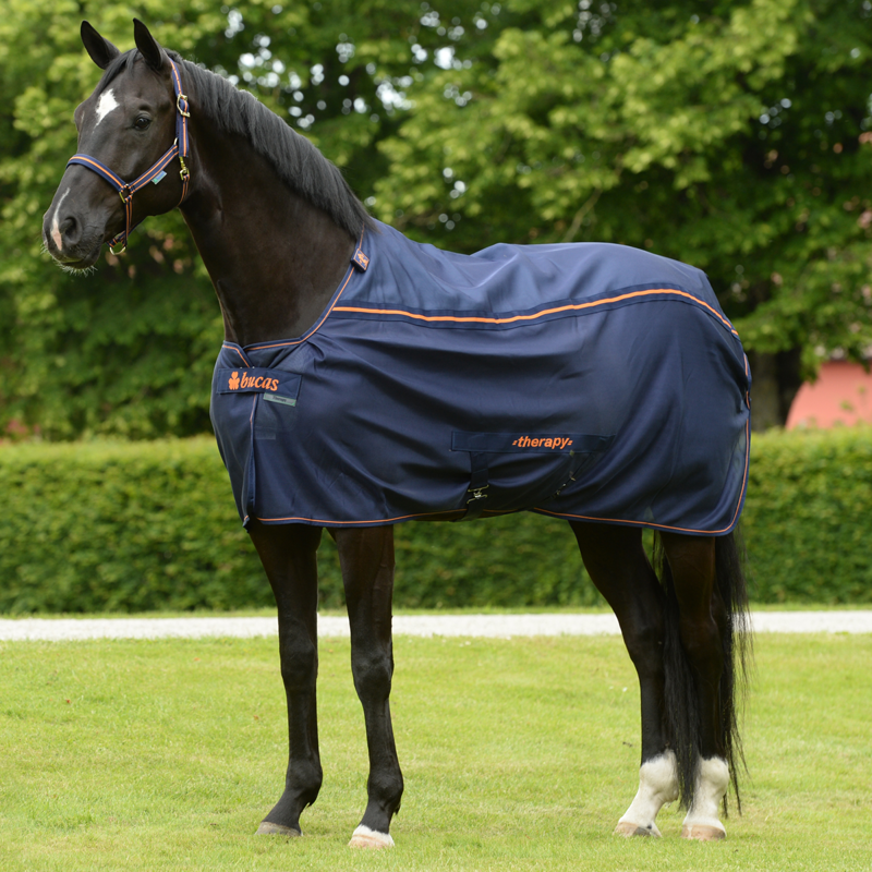 Bucas Therapy Mesh Cooler - Navy/Orange-1