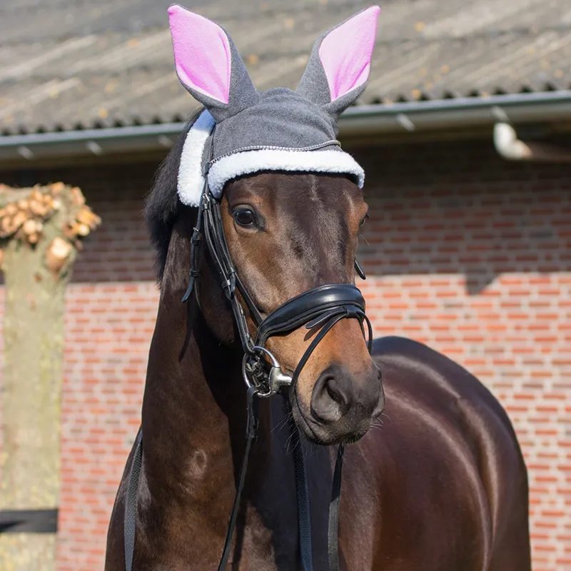 QHP Easter Bunny Ears Hat - Grey-1