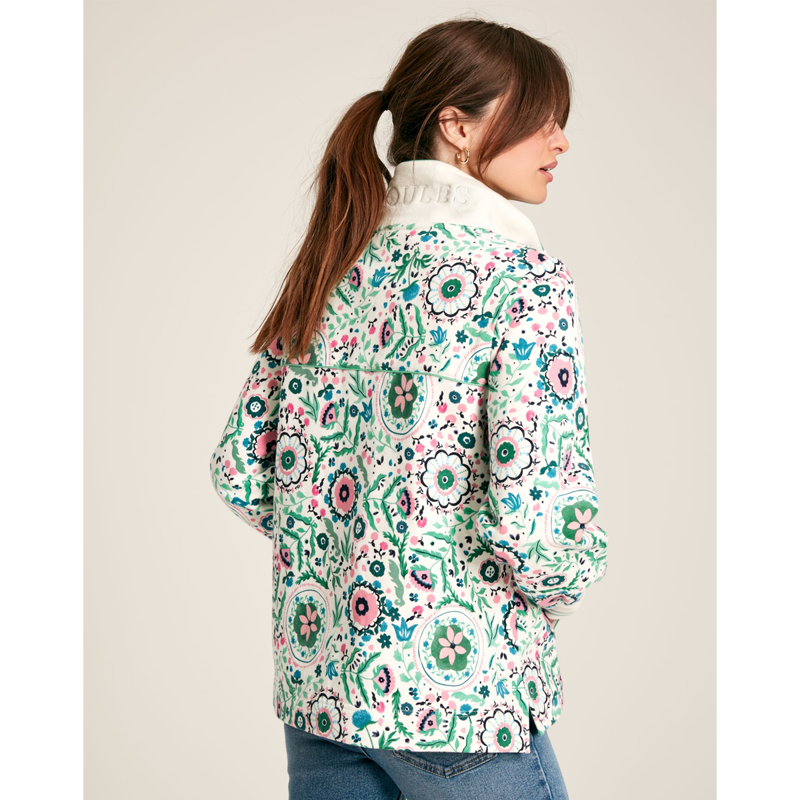 Joules Burnham Ladies Jersey Relaxed Fit Sweatshirt - Cream Paisley-2