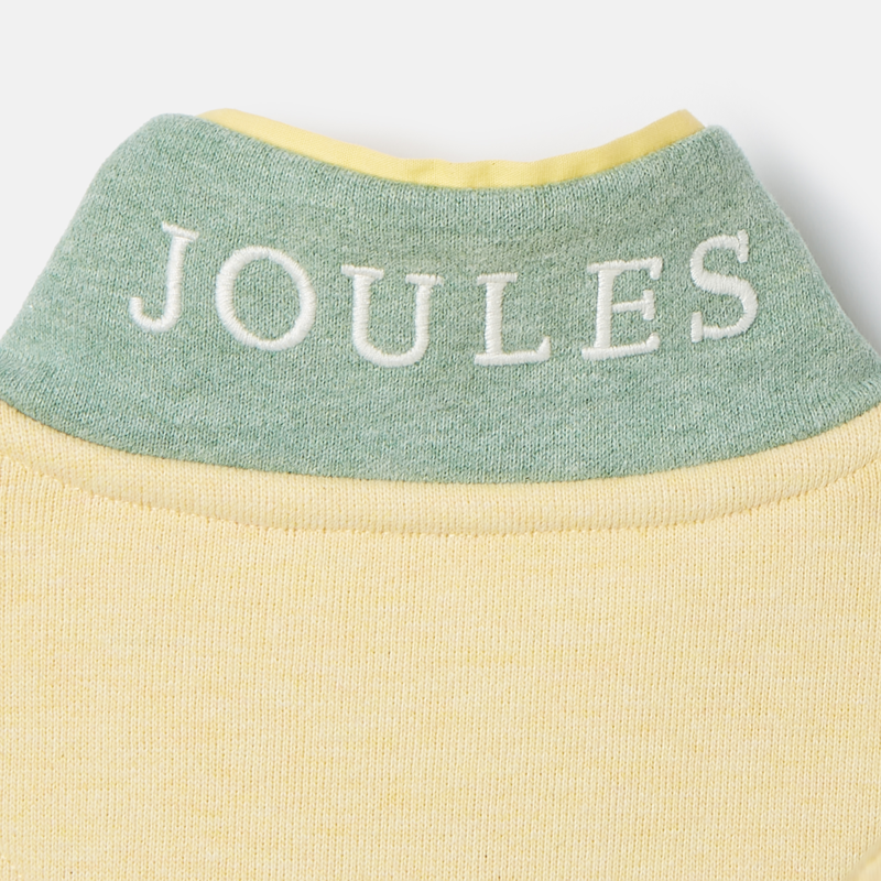 Joules Girls' Burnham Funnel Neck Sweatshirt - Cream Colourblock-4