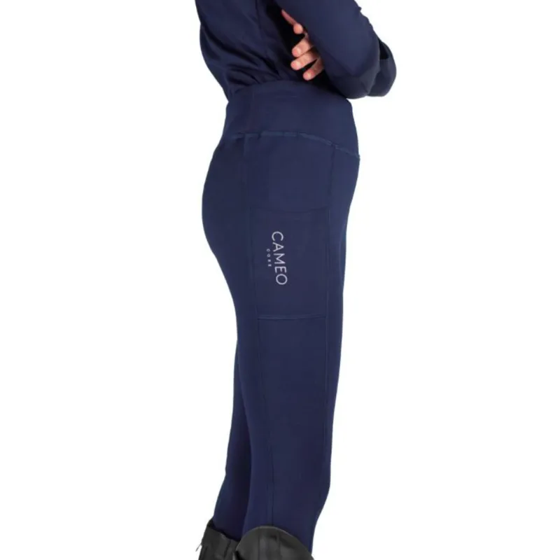 Cameo Core Collection Junior Riding Tights - Indigo