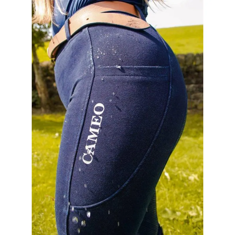 Cameo Showerproof Performance Denim Tights - Denim-1