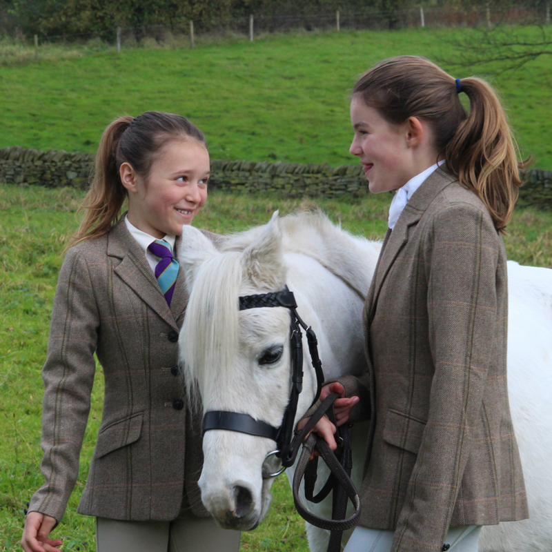 Cameo Junior Phoebe Tweed Show Jacket - Tweed-5