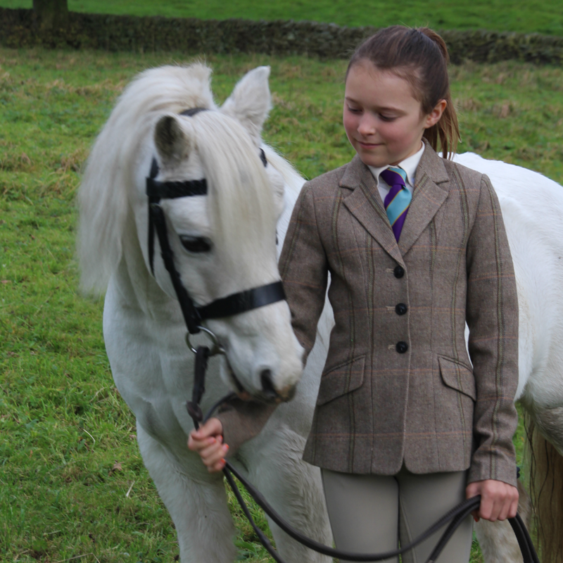 Cameo Junior Phoebe Tweed Show Jacket - Tweed-4