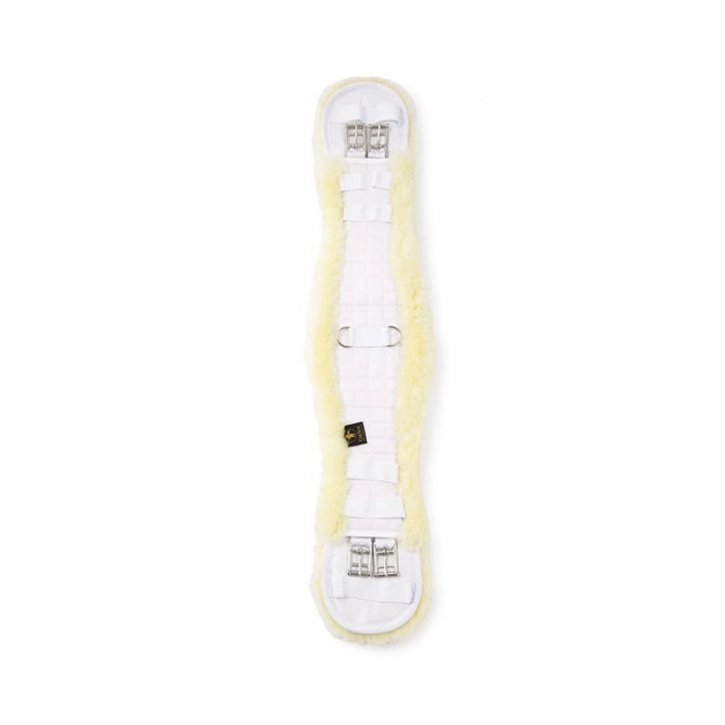Caldene Sheepskin Lined Dressage Girth-3