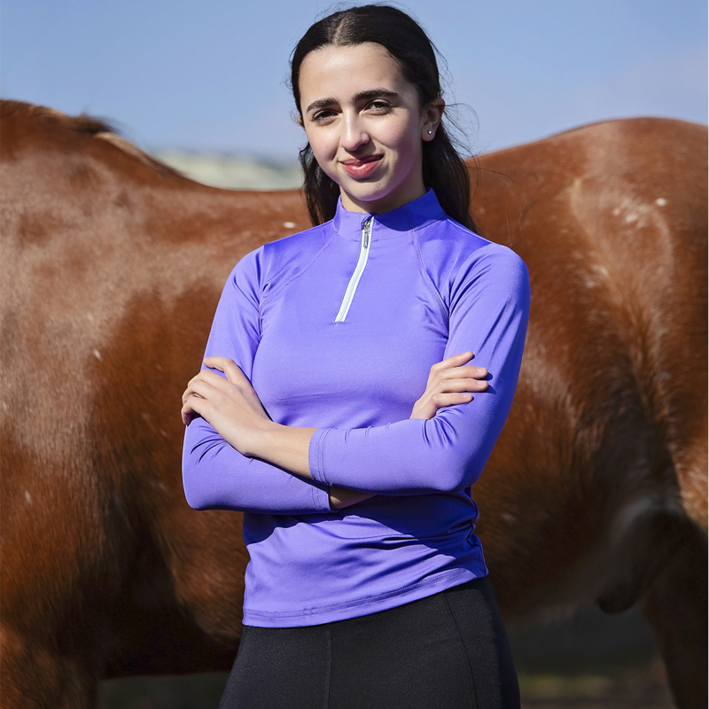 Cameo Junior Core Base Layer - Purple-1