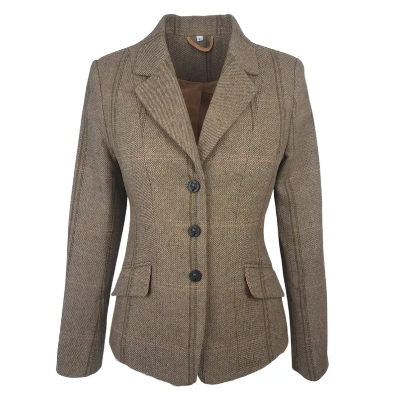 Cameo Ladies Phoebe Tweed Show Jacket - Green Tweed