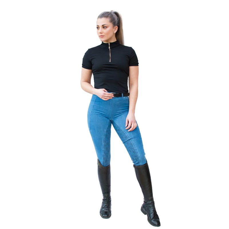 Cameo Ladies Performance Denim Tights - Denim-3