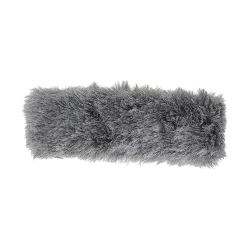 Hy Equestrian Canadian Faux Fur Headband - Grey