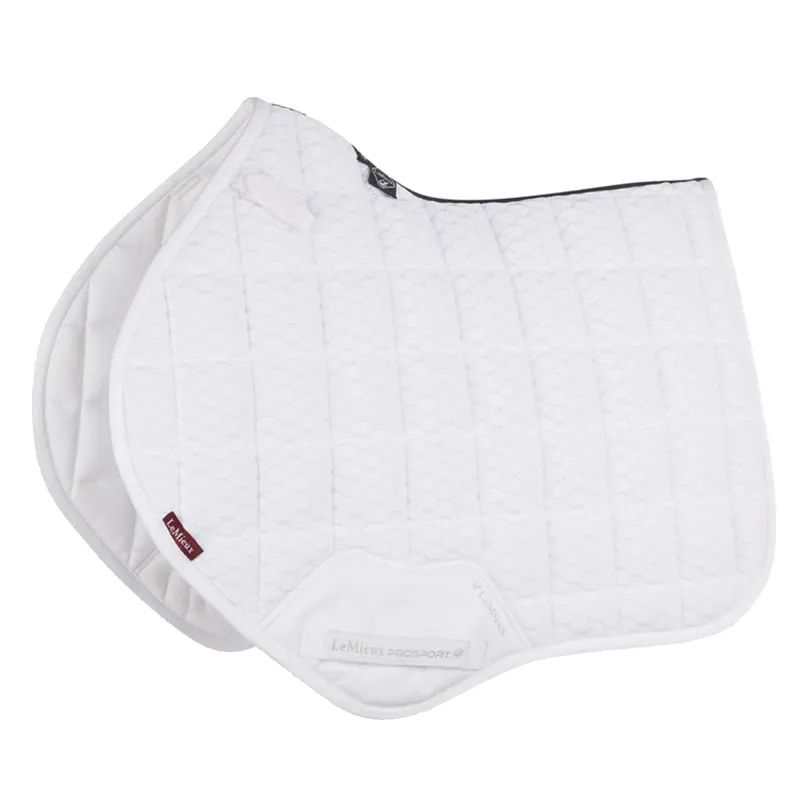 LeMieux Carbon Mesh Close Contact Square - White - L