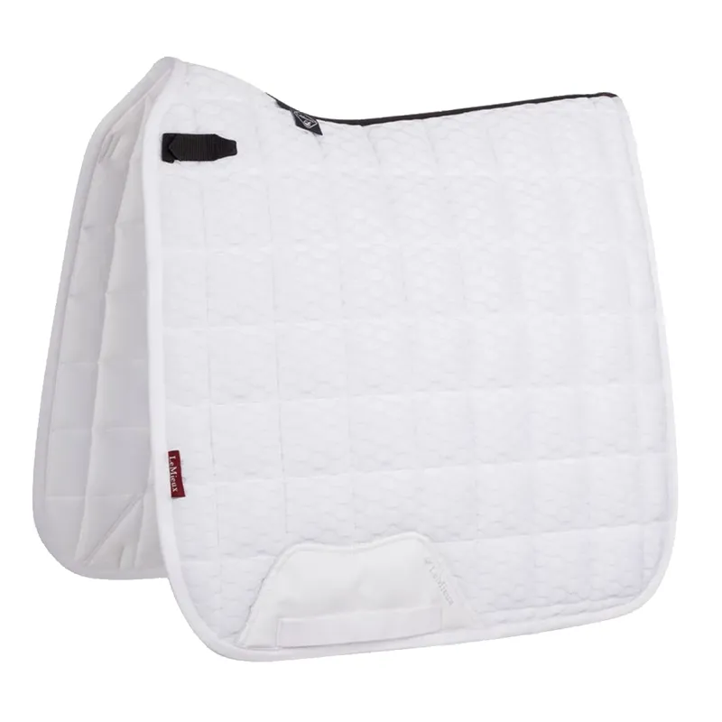 LeMieux Carbon Mesh Dressage Saddlepad - White