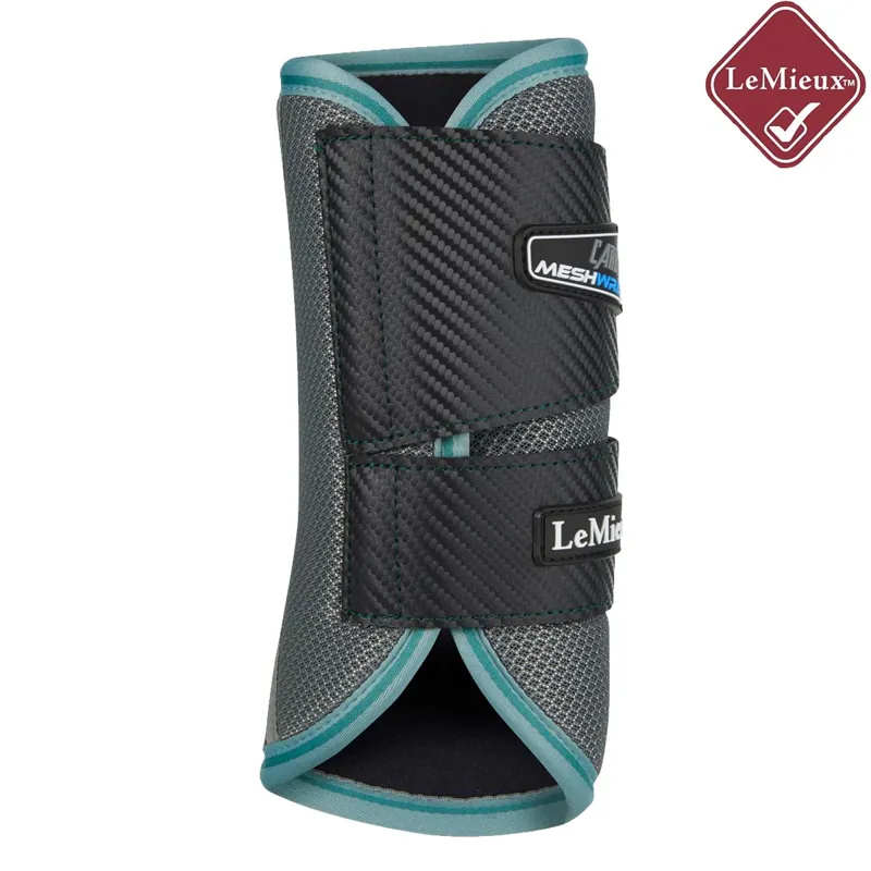 LeMieux Carbon Mesh Wrap Boots - Sage-5