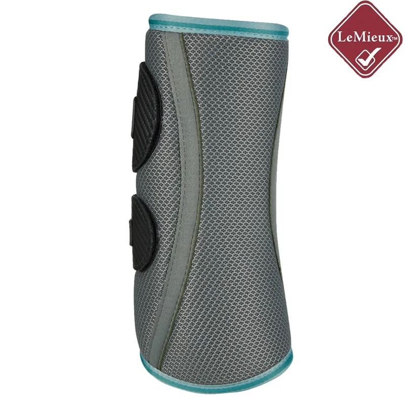 LeMieux Carbon Mesh Wrap Boots - Sage-2