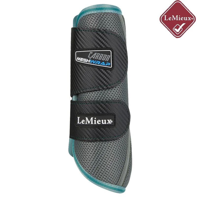 LeMieux Carbon Mesh Wrap Boots - Sage-1
