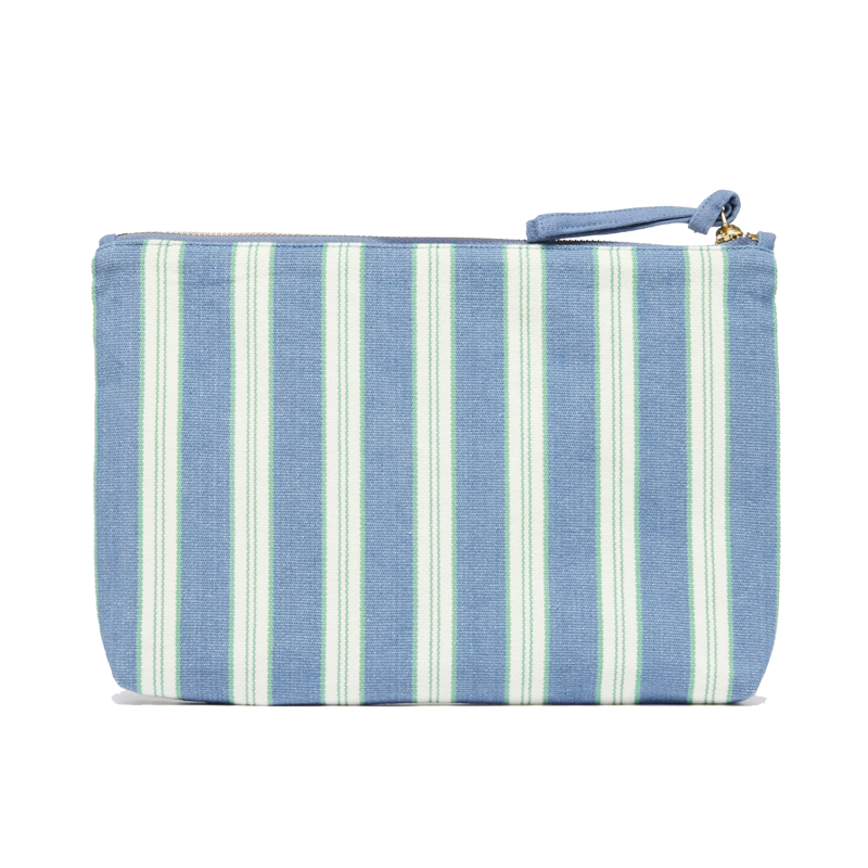 Joules Carrywell Zip Pouch - Blue Stripe-1