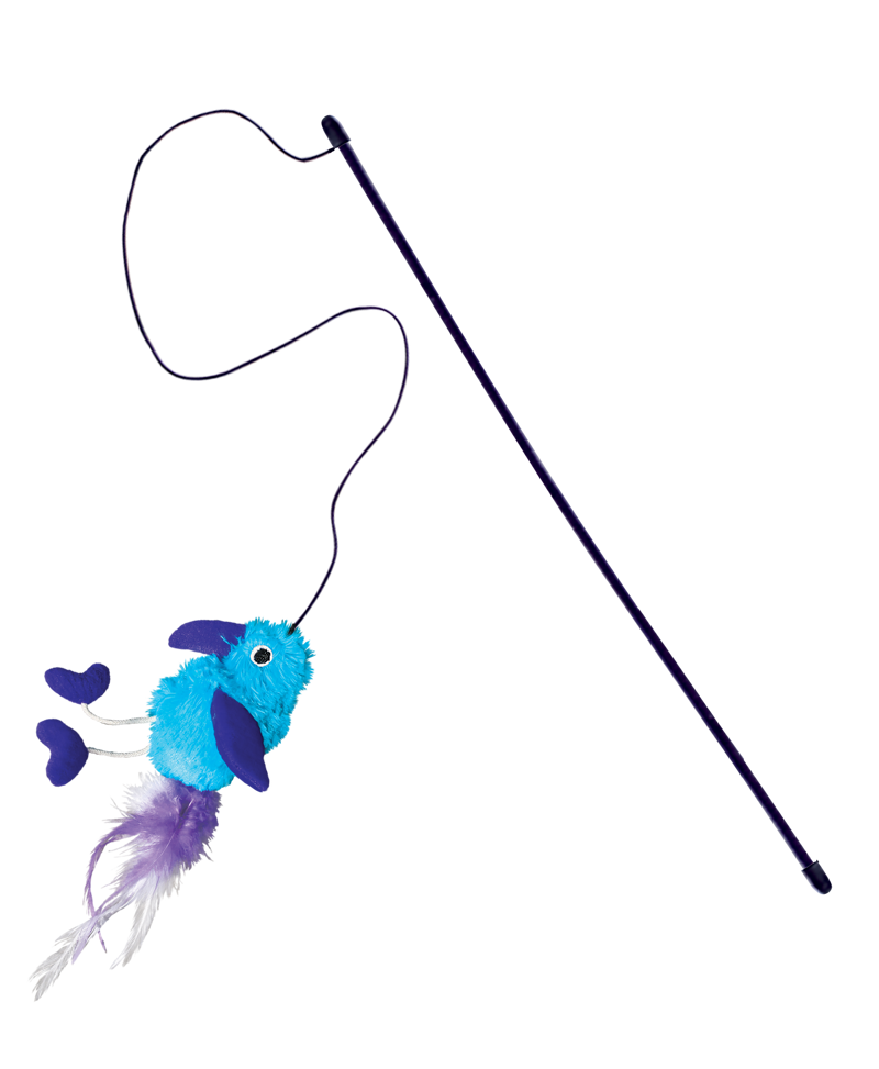 KONG Cat Feather Teaser - Assorted Characters-1